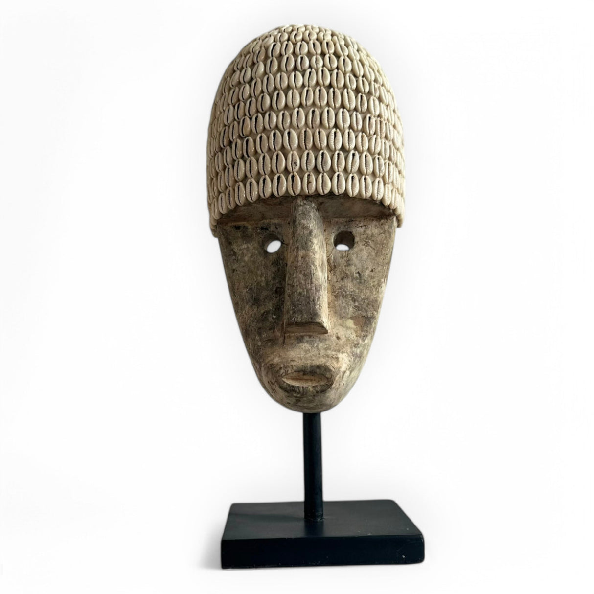 Shell Head Ornament | Wood Washed