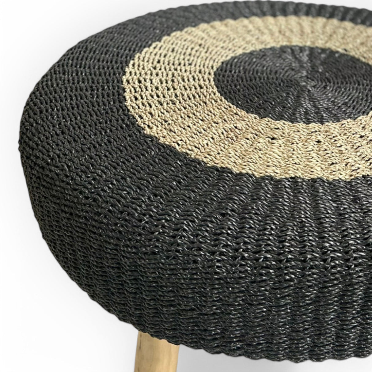 Rattan Coffee Table | Natural & Black