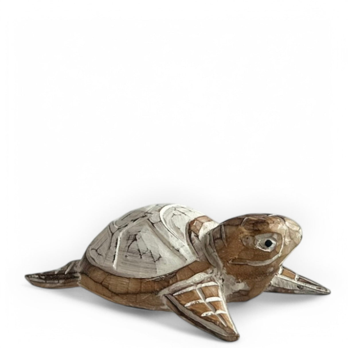 Tortoise Ornaments | Set of 3, Wood Wash