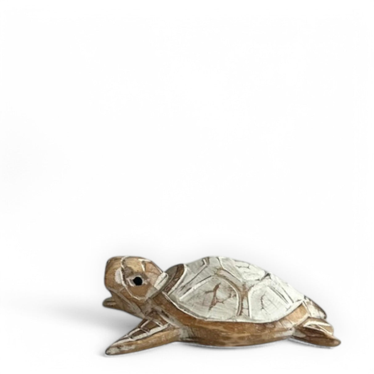 Tortoise Ornaments | Set of 3, Wood Wash