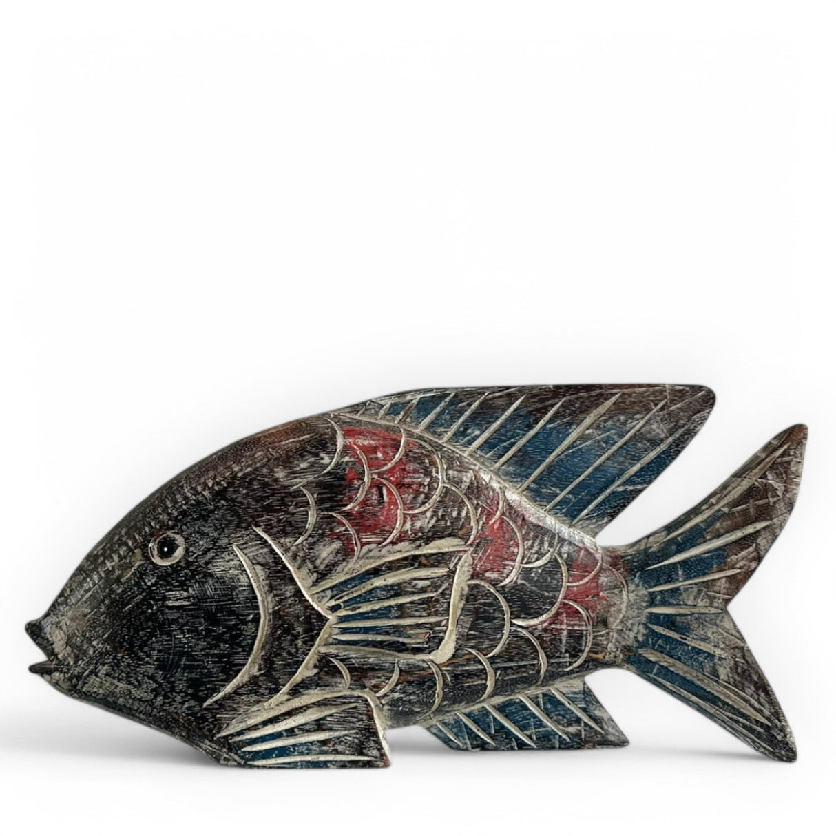 Wooden Jair Fish Ornaments | Set of 3