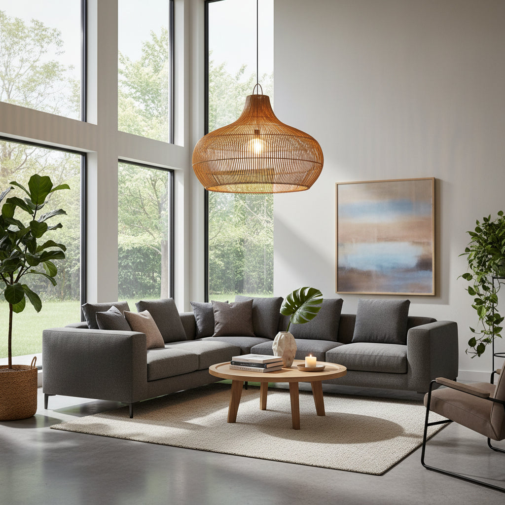 Woven Pendant Lights