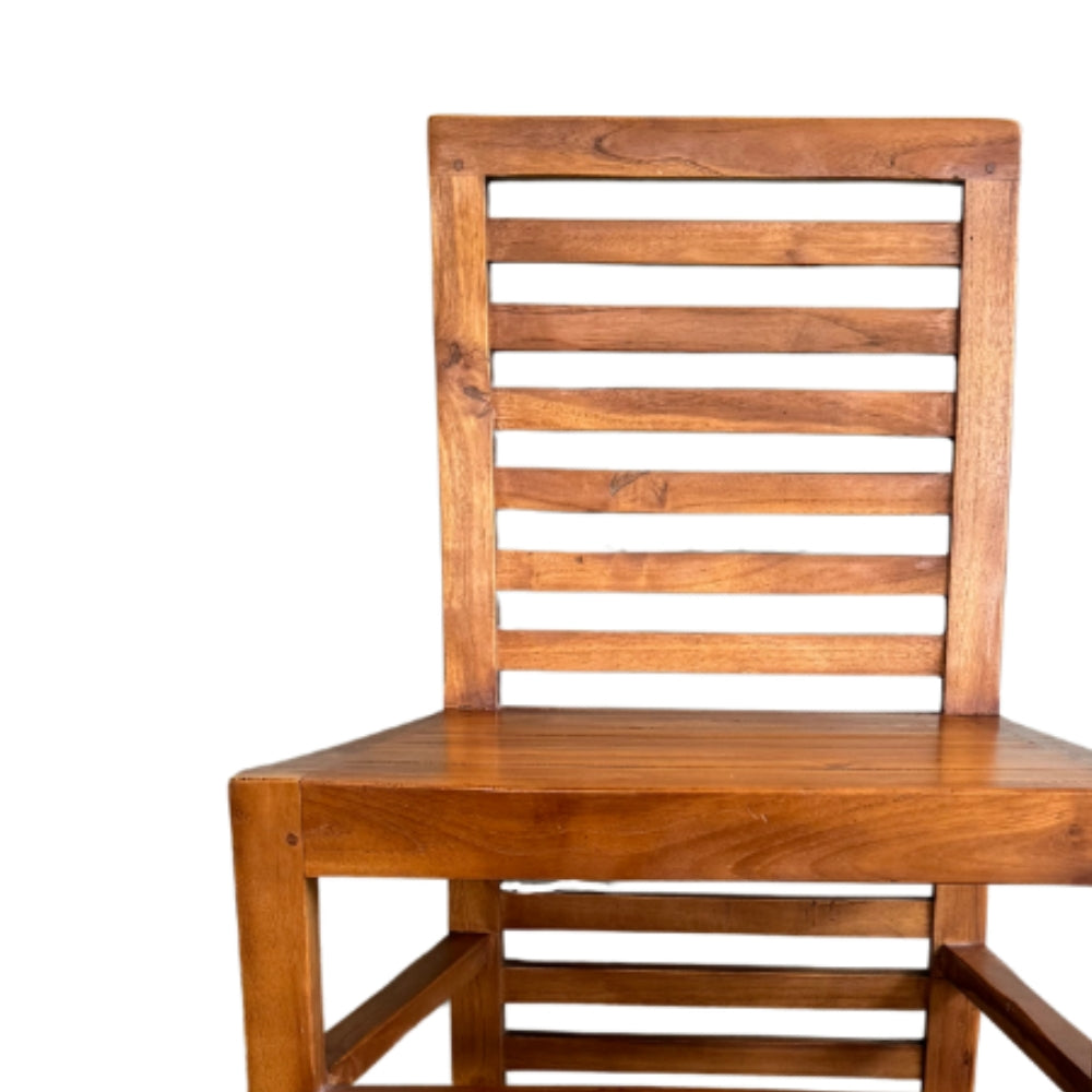 WOODEN TEAK LIDI BAR STOOL MADE WITH SOLID WOOD