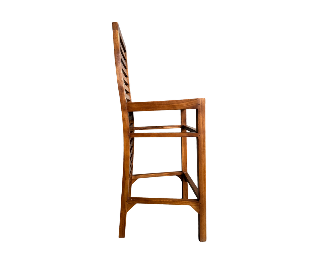 WOODEN TEAK LIDI BAR STOOL MADE WITH SOLID WOOD