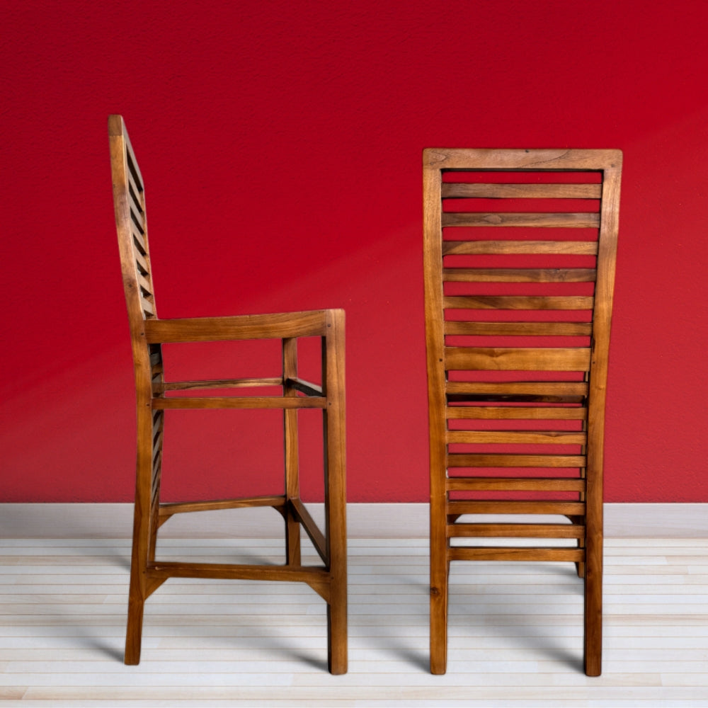 WOODEN TEAK LIDI BAR STOOL MADE WITH SOLID WOOD