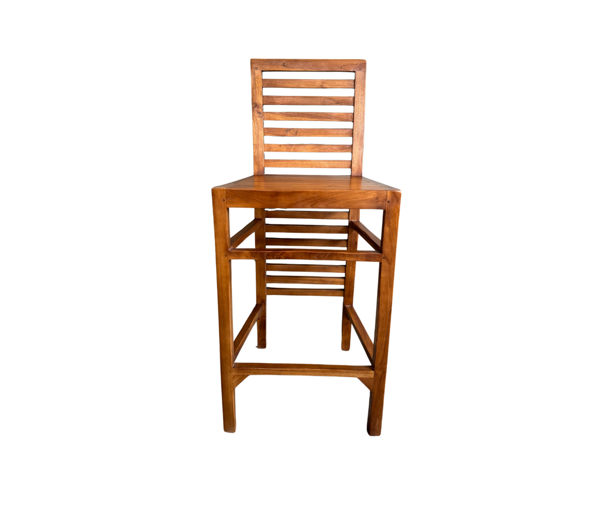 WOODEN TEAK LIDI BAR STOOL MADE WITH SOLID WOOD