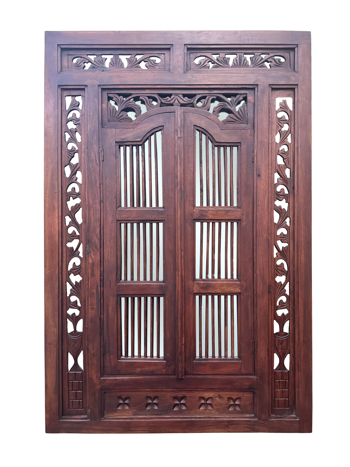 Solo Window Frame Mirror 120 X 80 | Brown