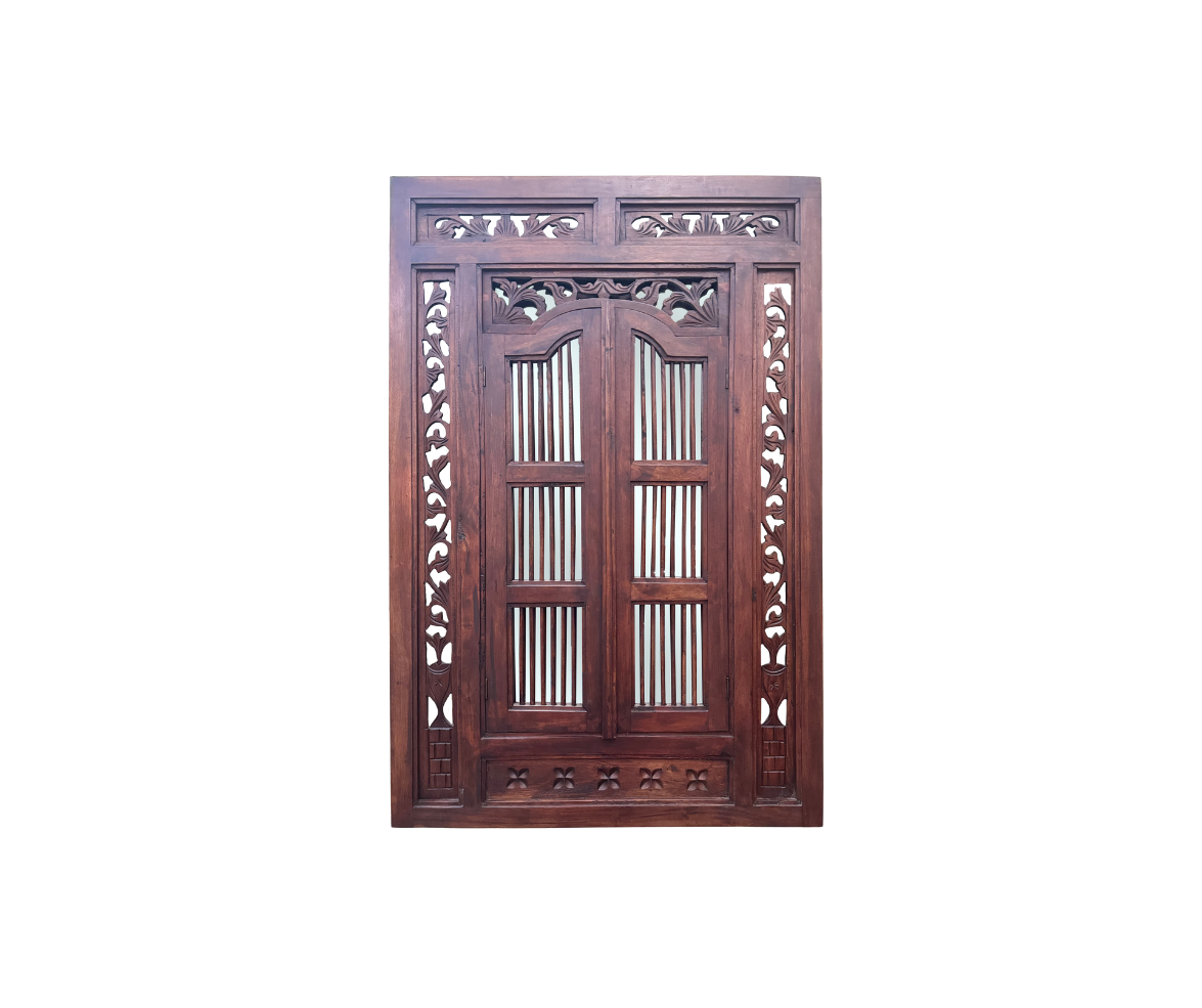 Solo Window Frame Mirror 120 X 80 | Brown