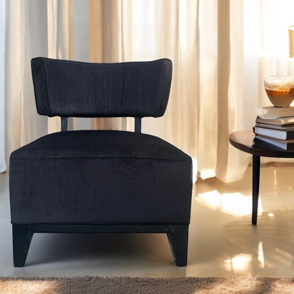Low Occasional Chair | Black