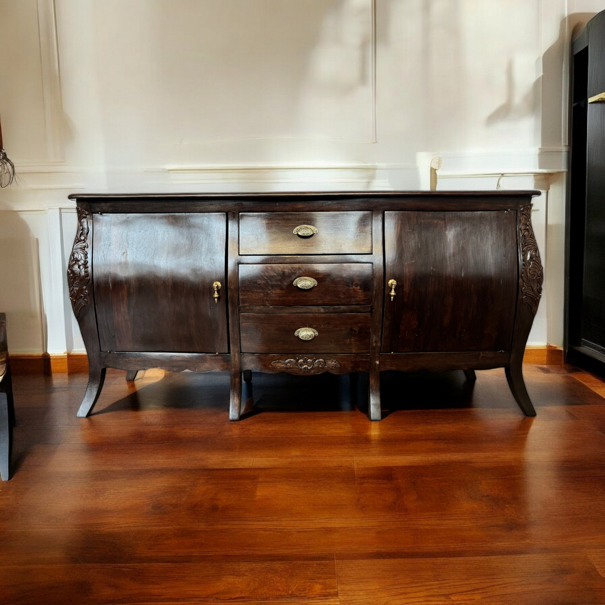 BUFFET BOMBE 2 DOOR 3 DRAWER | DARK