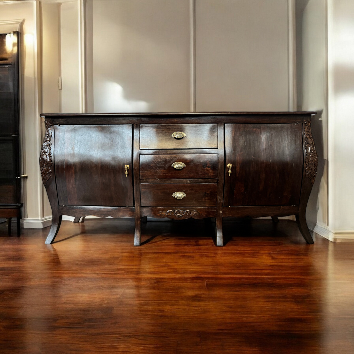 BUFFET BOMBE 2 DOOR 3 DRAWER | DARK