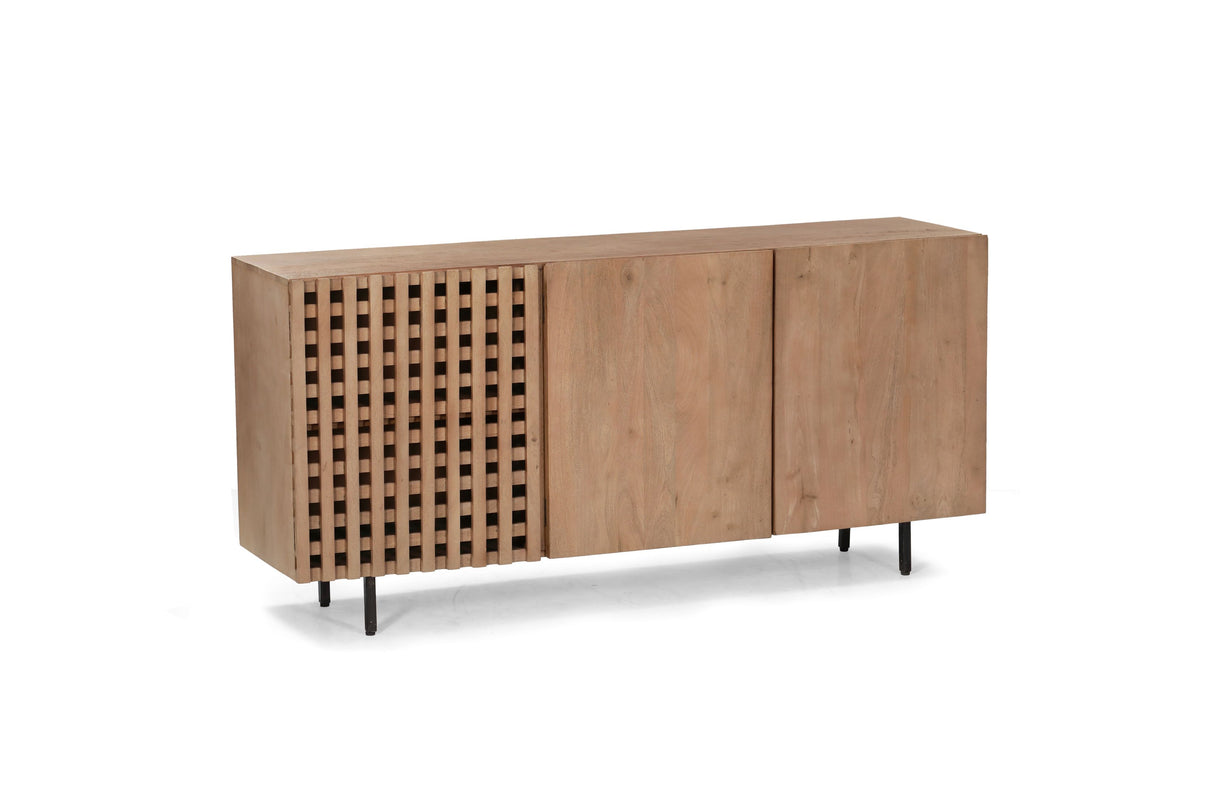 3 Door Sideboard | Natural 183x46x86