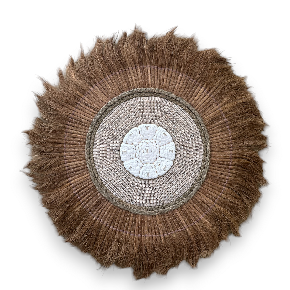 Natural frame Wall Hanging | Beaded, Woven