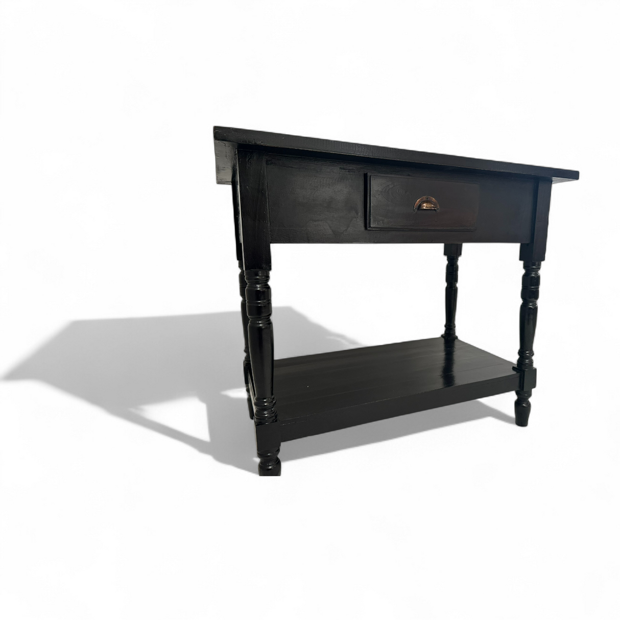 Simple Bedside Table | Dark