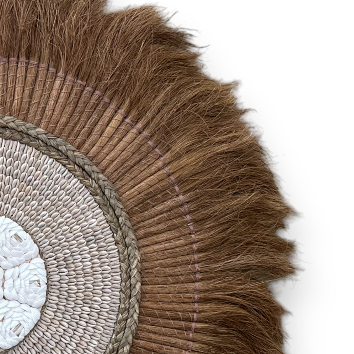 Natural frame Wall Hanging | Beaded, Woven