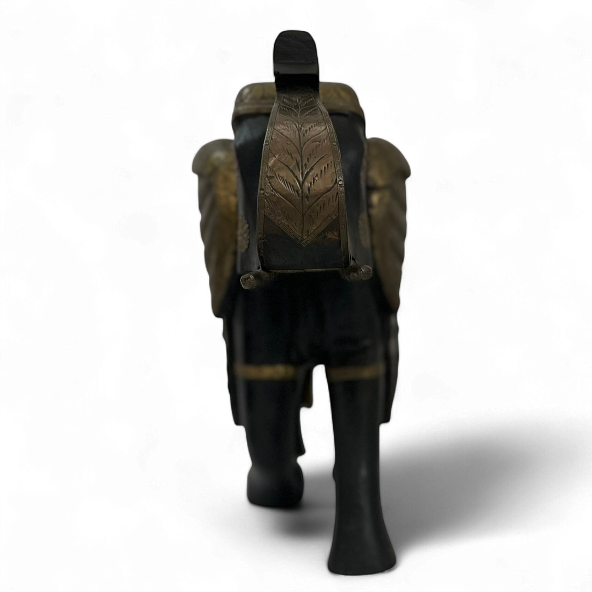 Wooden Elephant Crafted Decoration