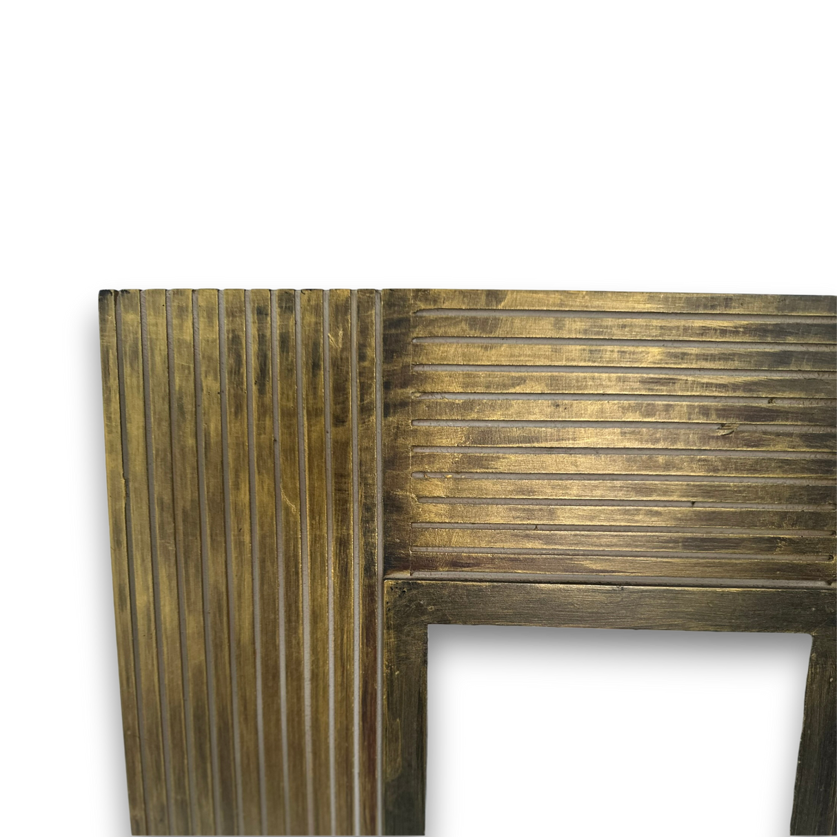 BROWN Small Rectangular MIRROR