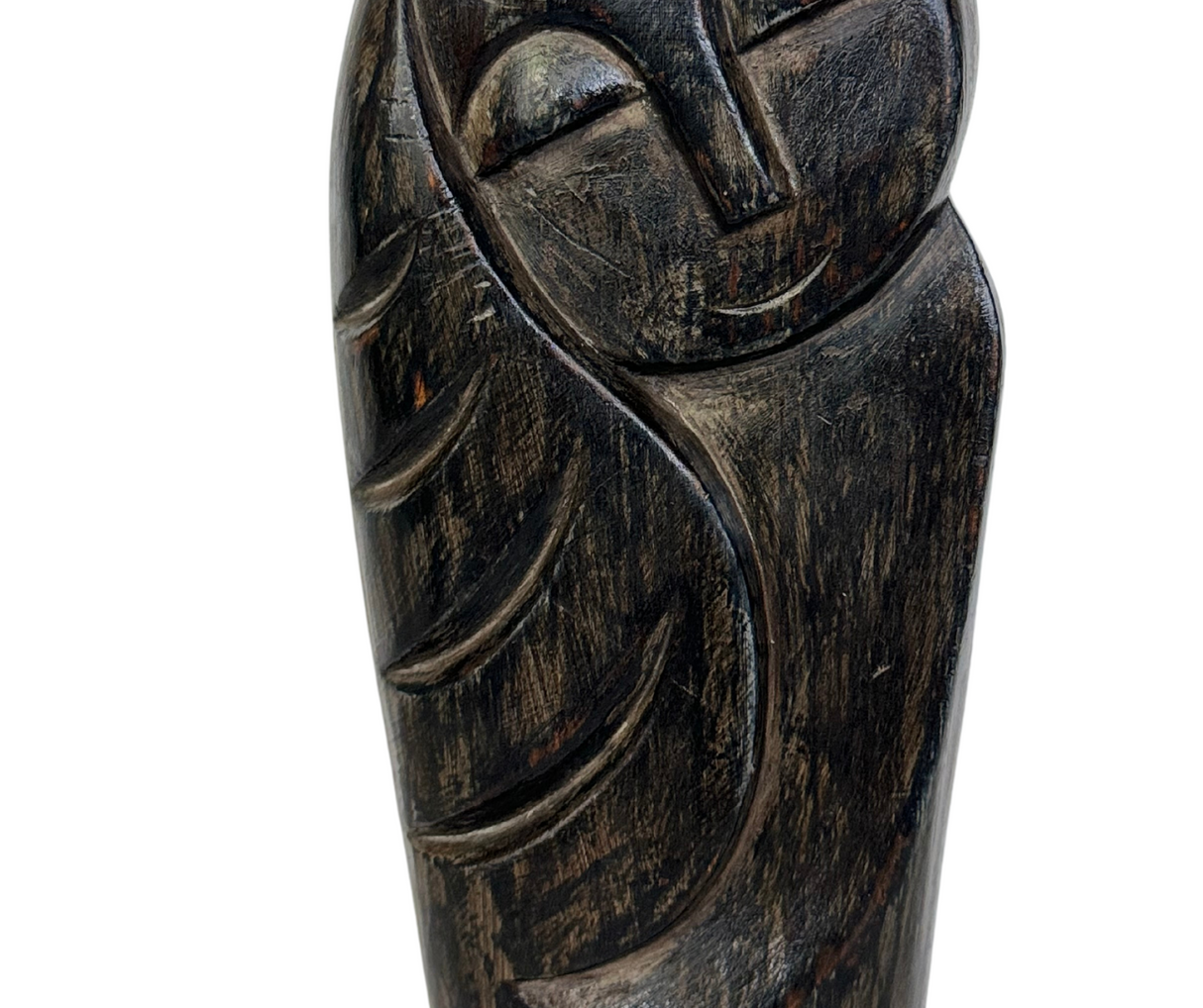 IRN Girl Wooden Antique