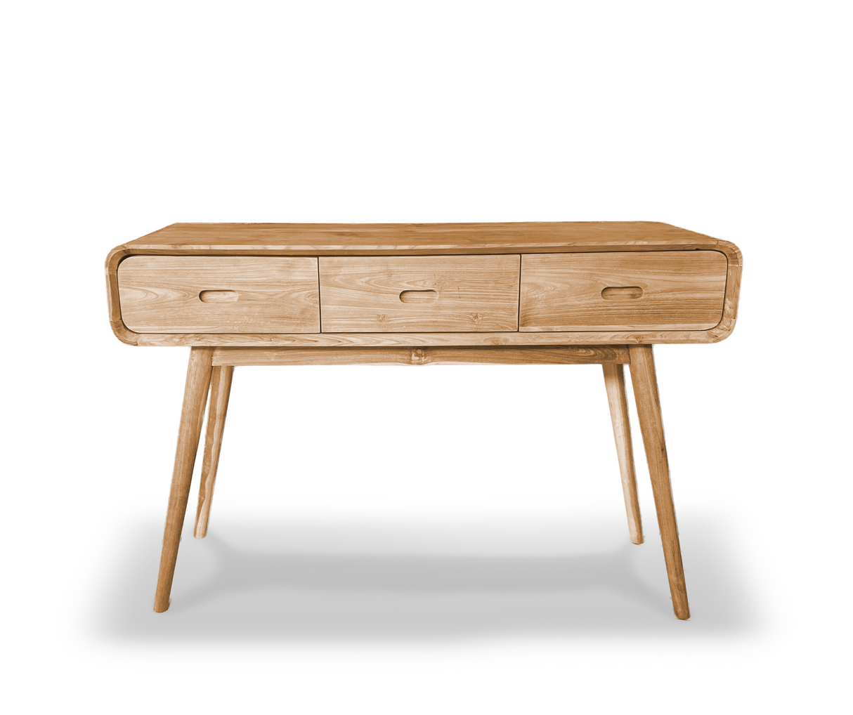 Retro 3 Drawer Console | Natural