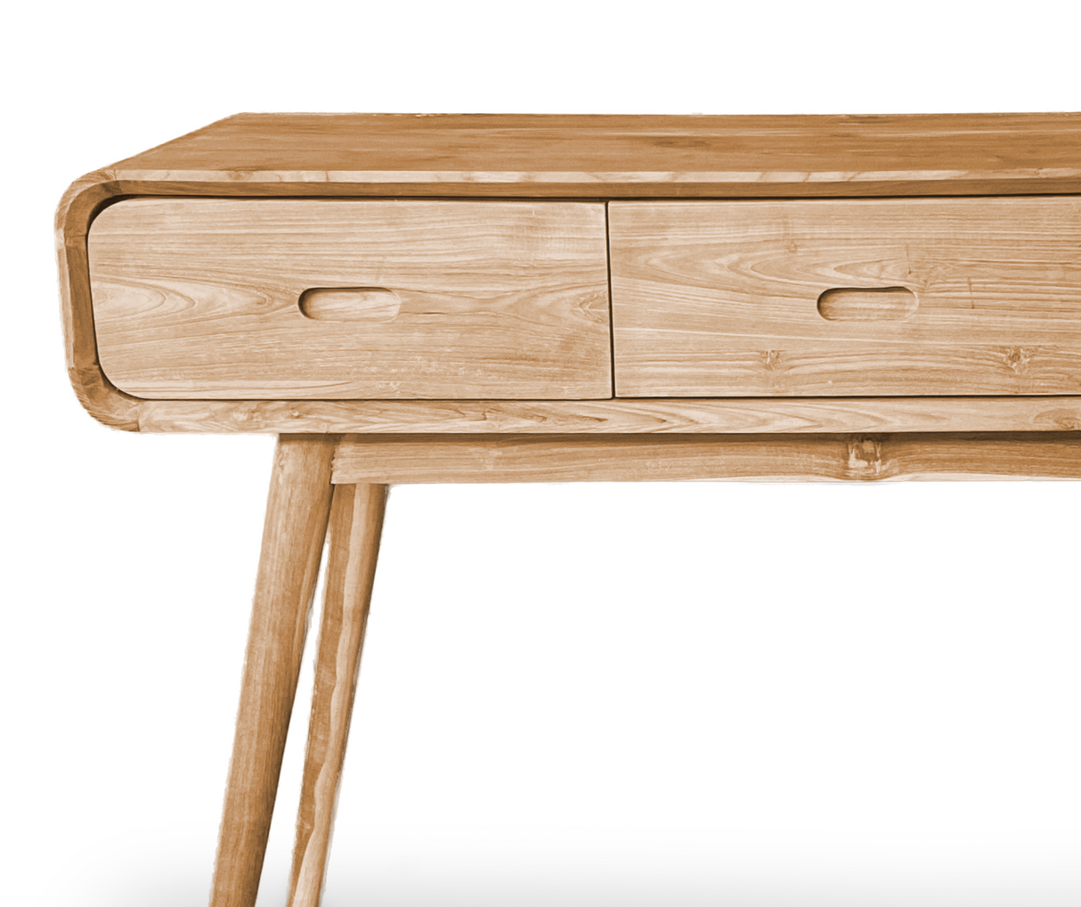 Retro 3 Drawer Console | Natural