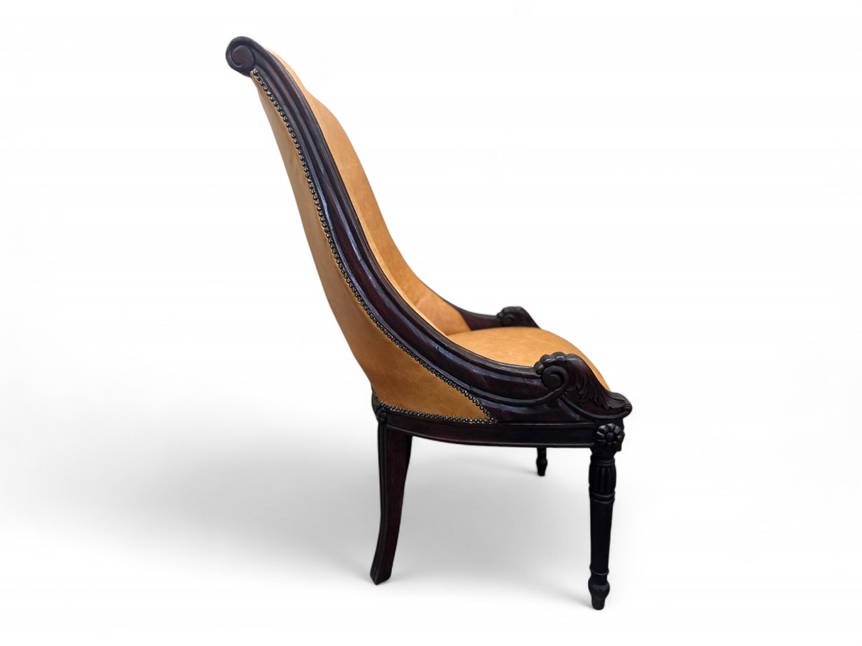 Chair Bex Cognac Leather | Occasional