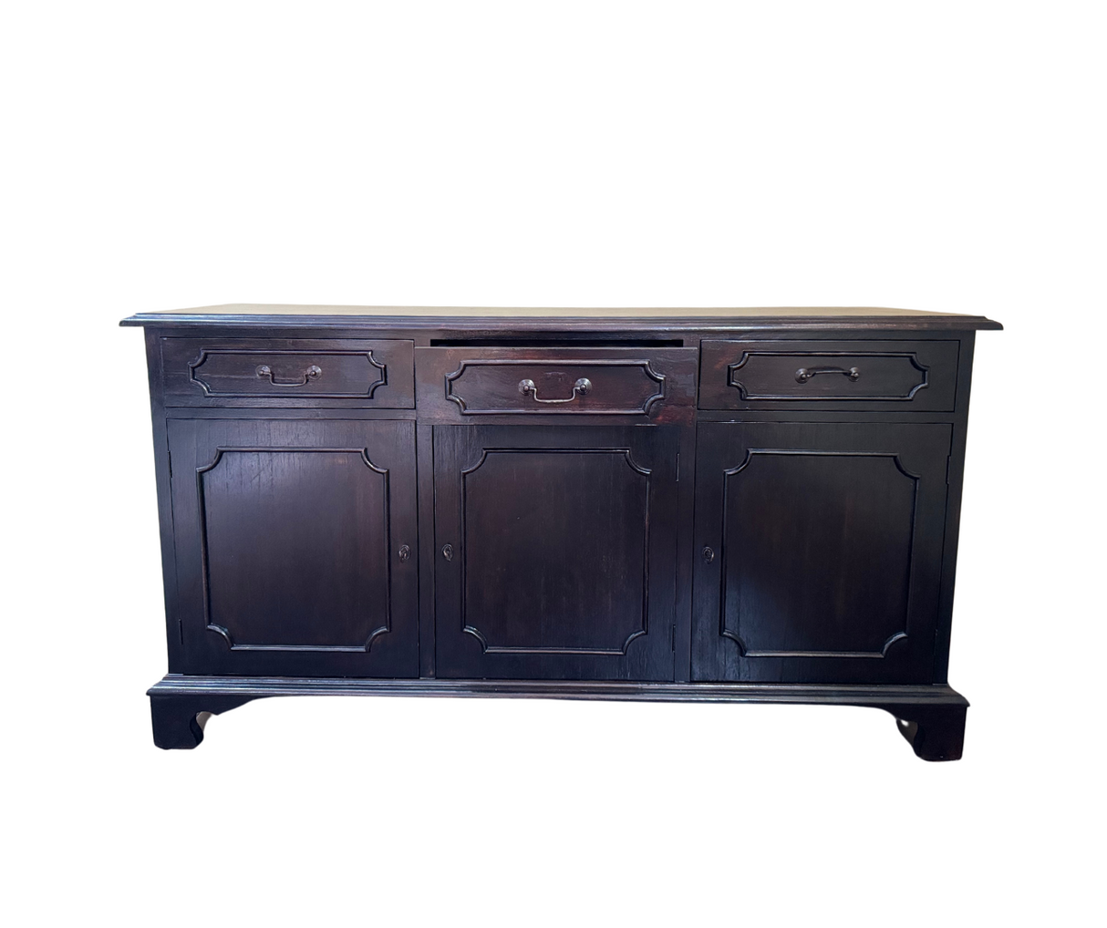 Sideboard 3 Drawers 3 Doors | Dark