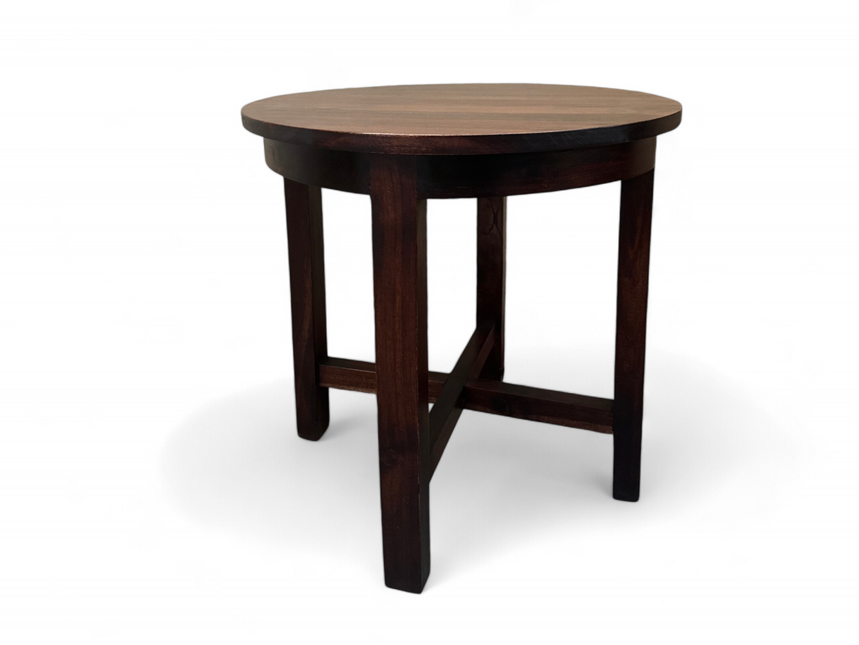 Straigh Leg Side Table | Dark Brown 83x40x40