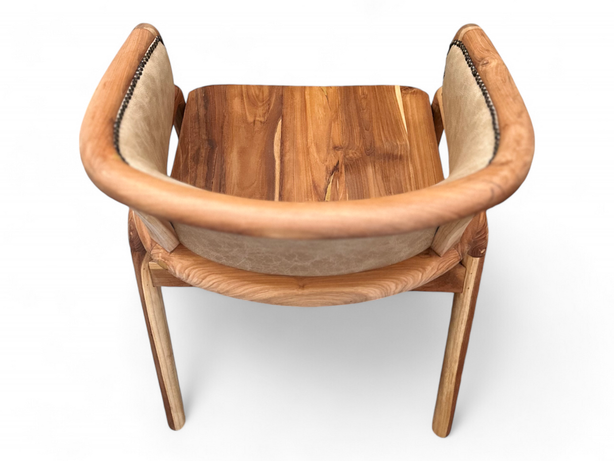 Kursi Cleopatra Dining Chair | Marula Leather
