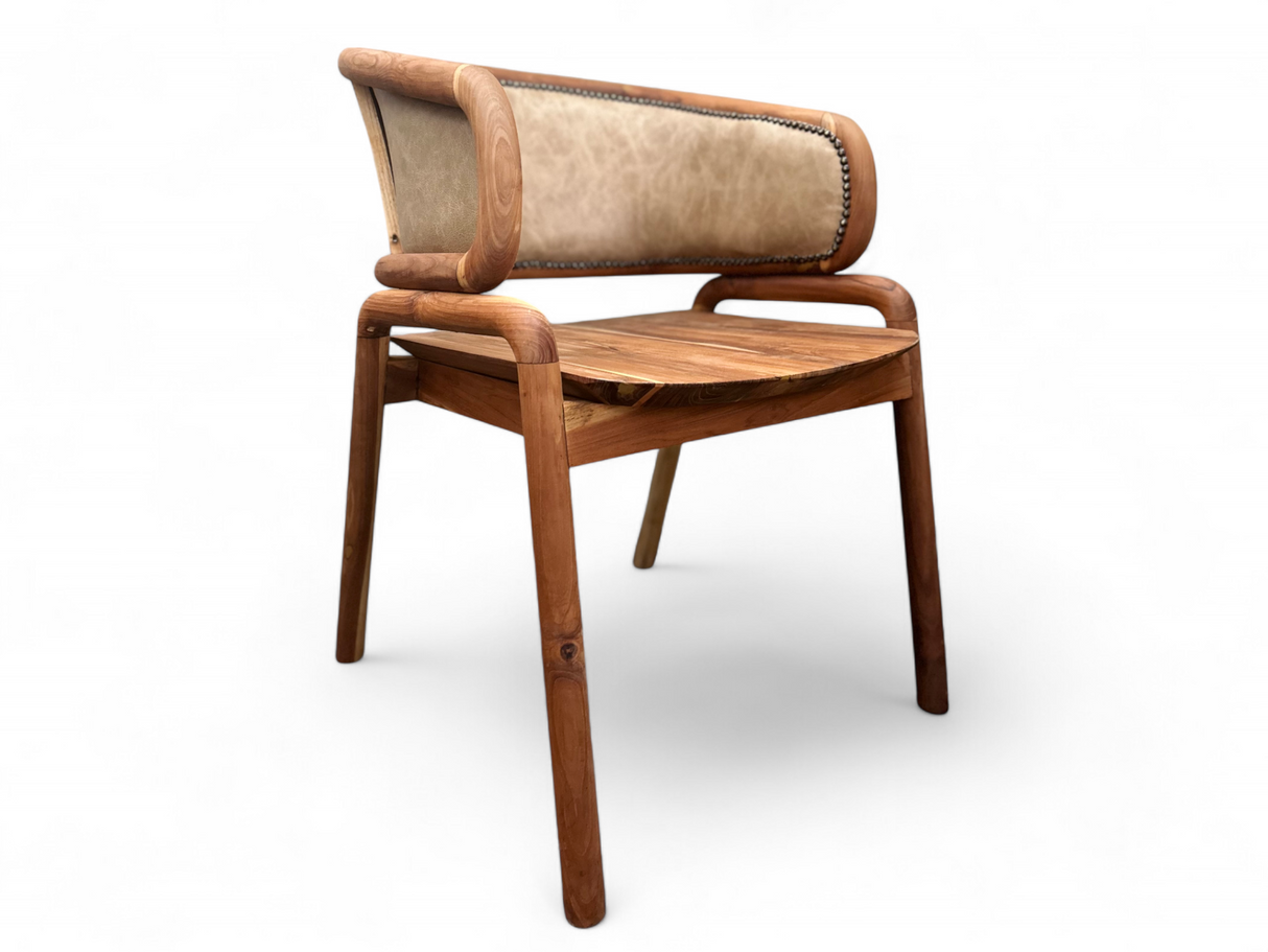 Kursi Cleopatra Dining Chair | Marula Leather