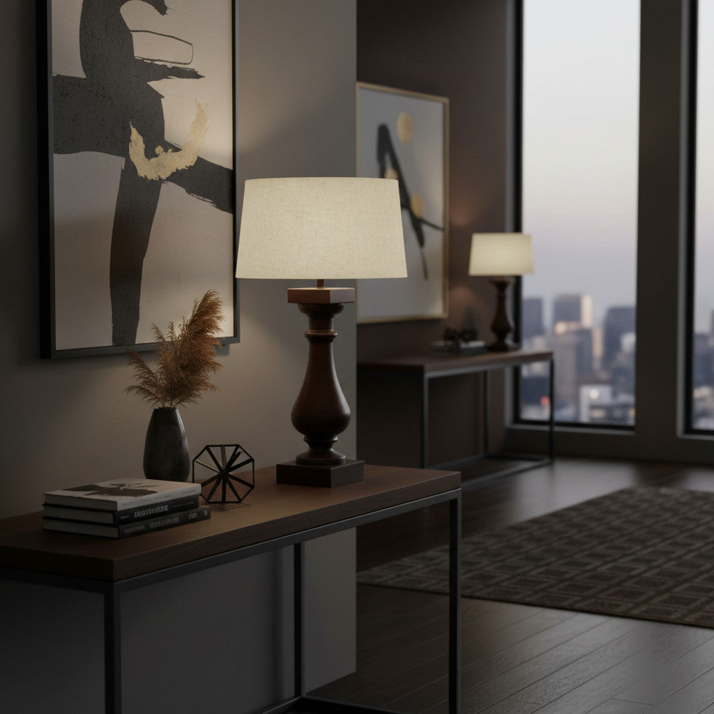 Lounge Lamp Aqua | Stone 73cm Excl Shade