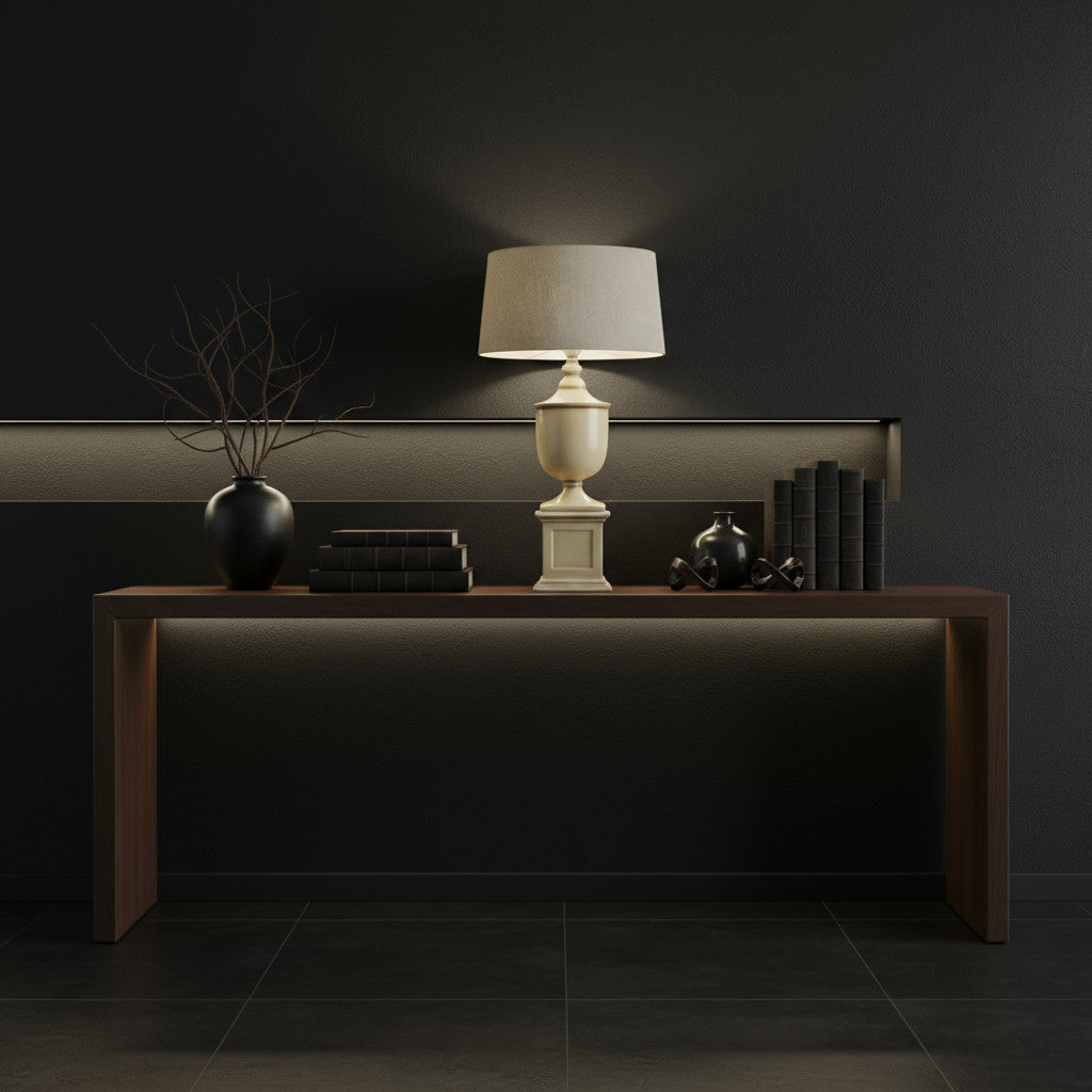 Lounge Lamp Designer | Wild Honey 58cm Excl Shade