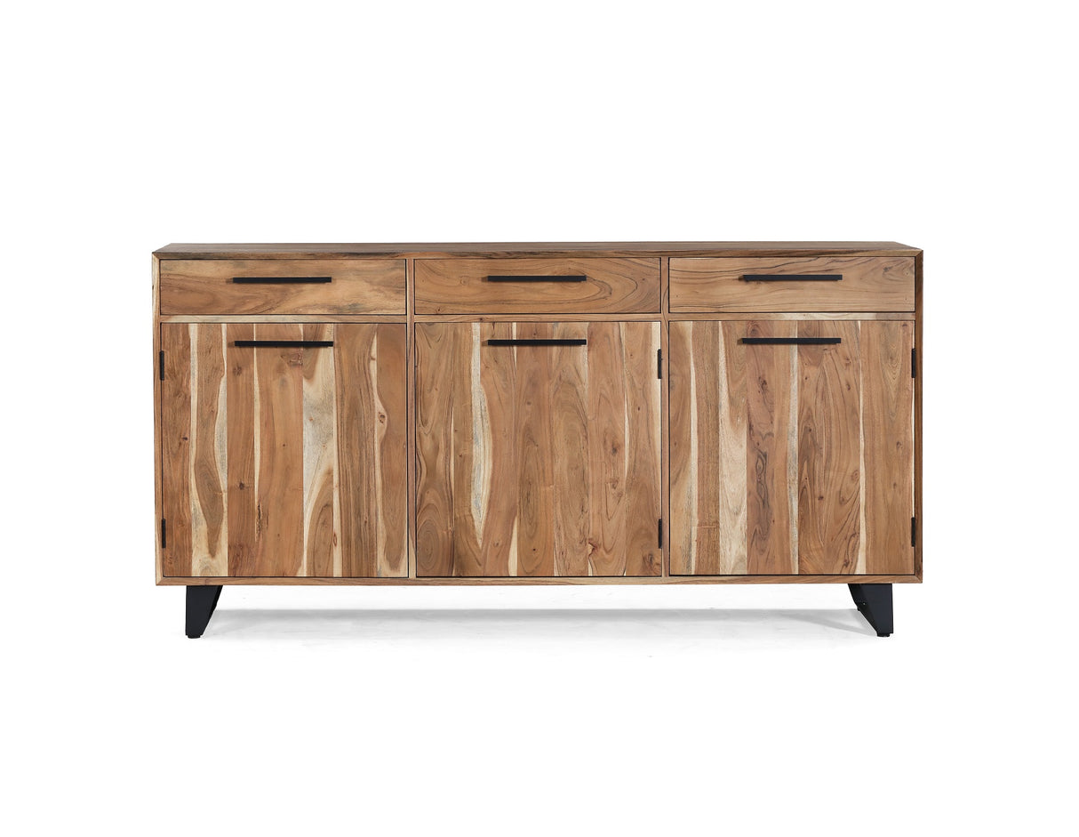 3 Drawer, 3 Door Sideboard | Natural 180x45x90cm