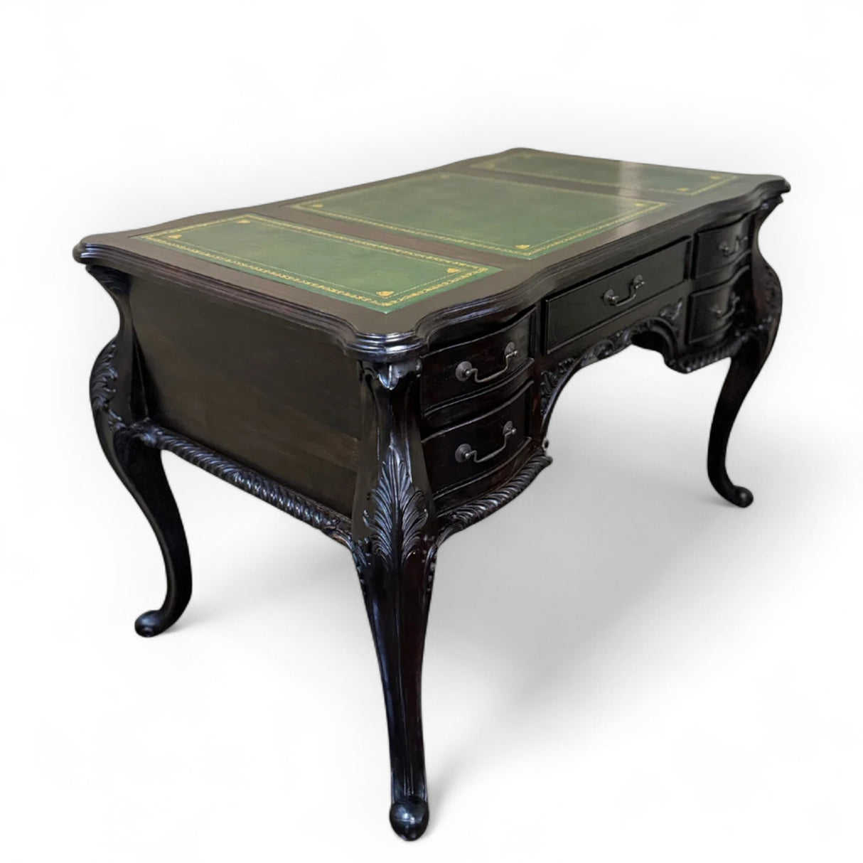 Junior French Desk | Dark Wood 77x120x72