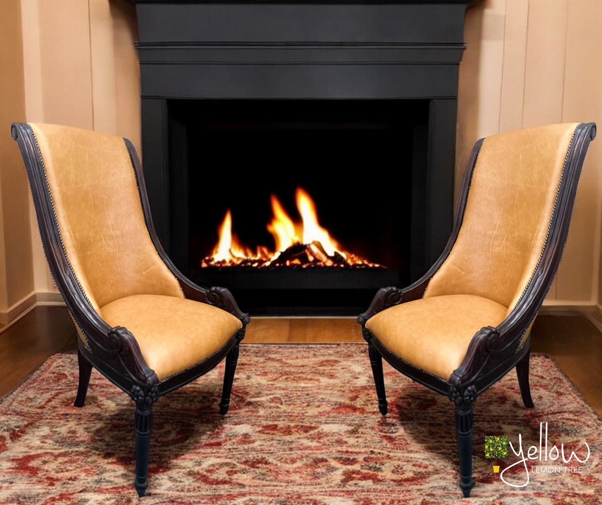 Chair Bex Cognac Leather | Occasional