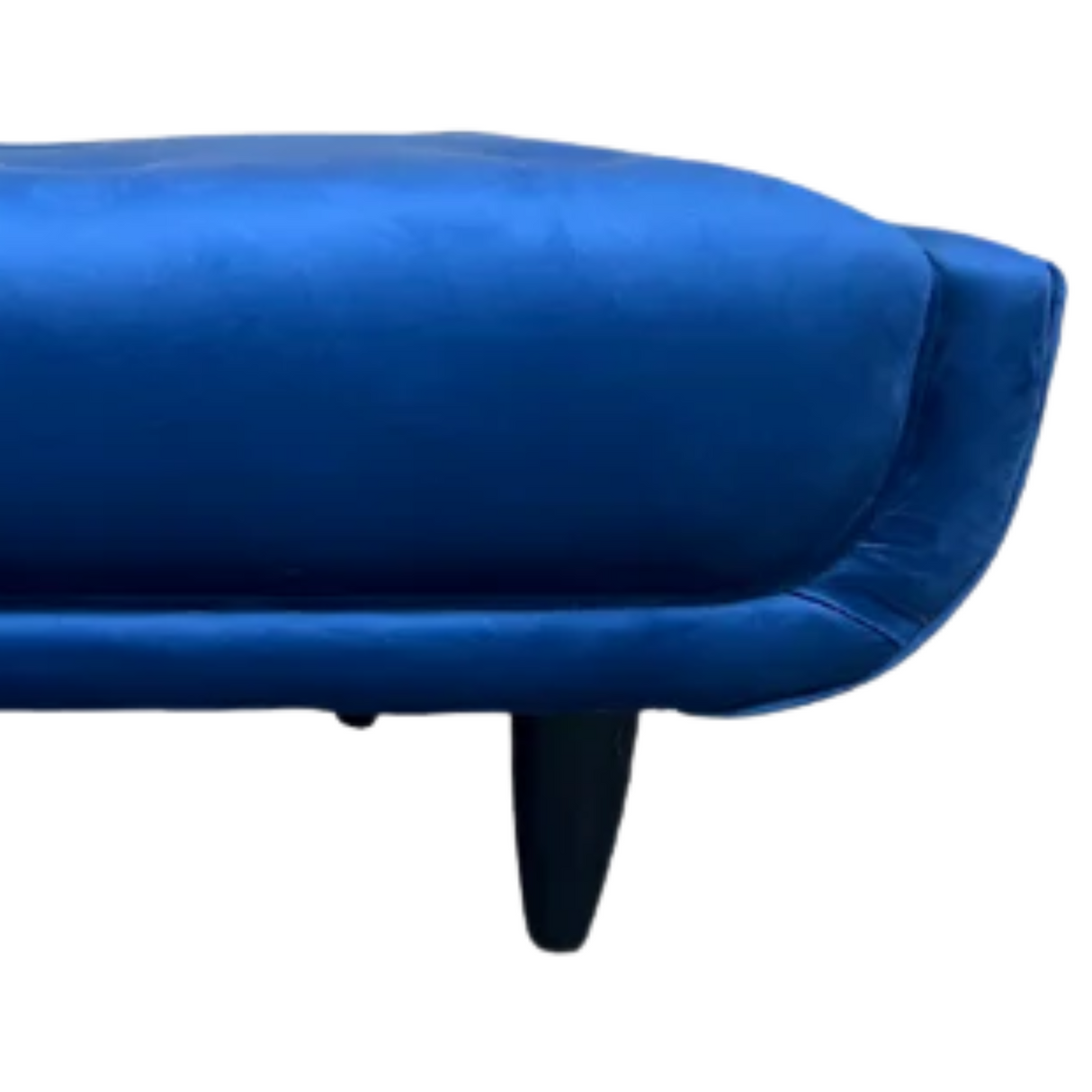 Couch Retro with Ottoman | Royal Blue
