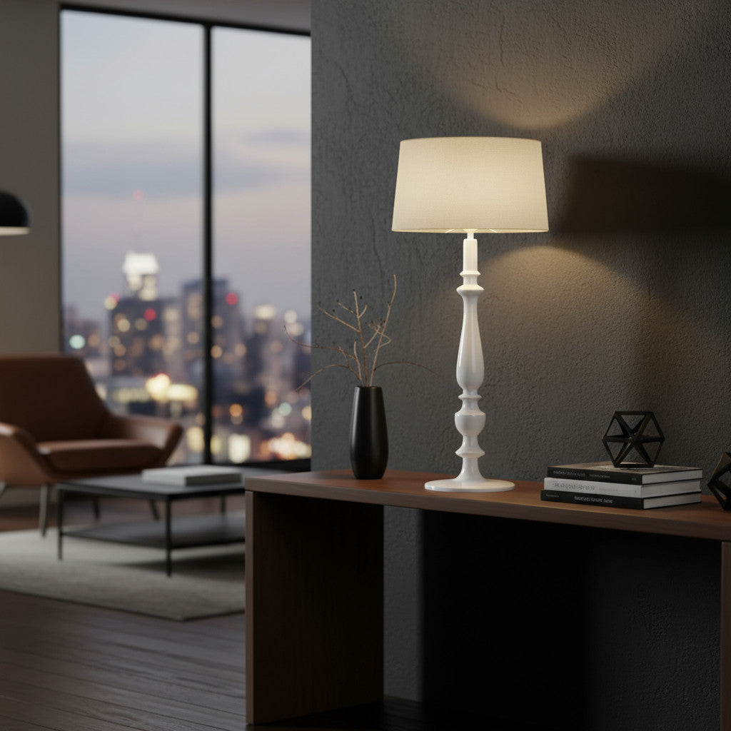 Lounge Lamp Fabulous | White 90cm Excl Shade