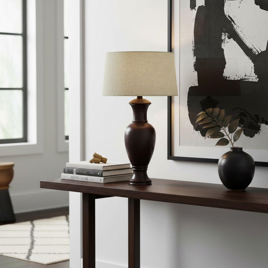 Lounge Lamp Grand | Brown 60cm Excl Shade