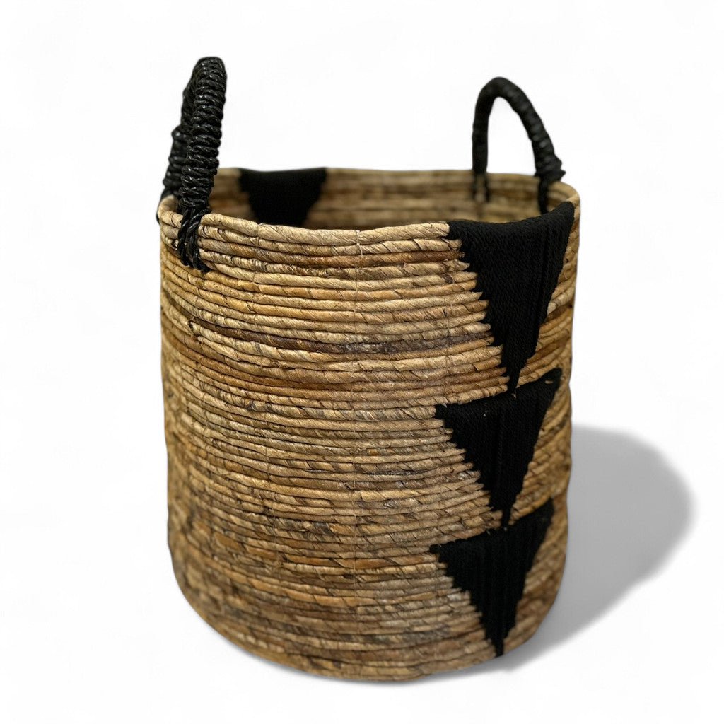 Basket Black Triangles | Large