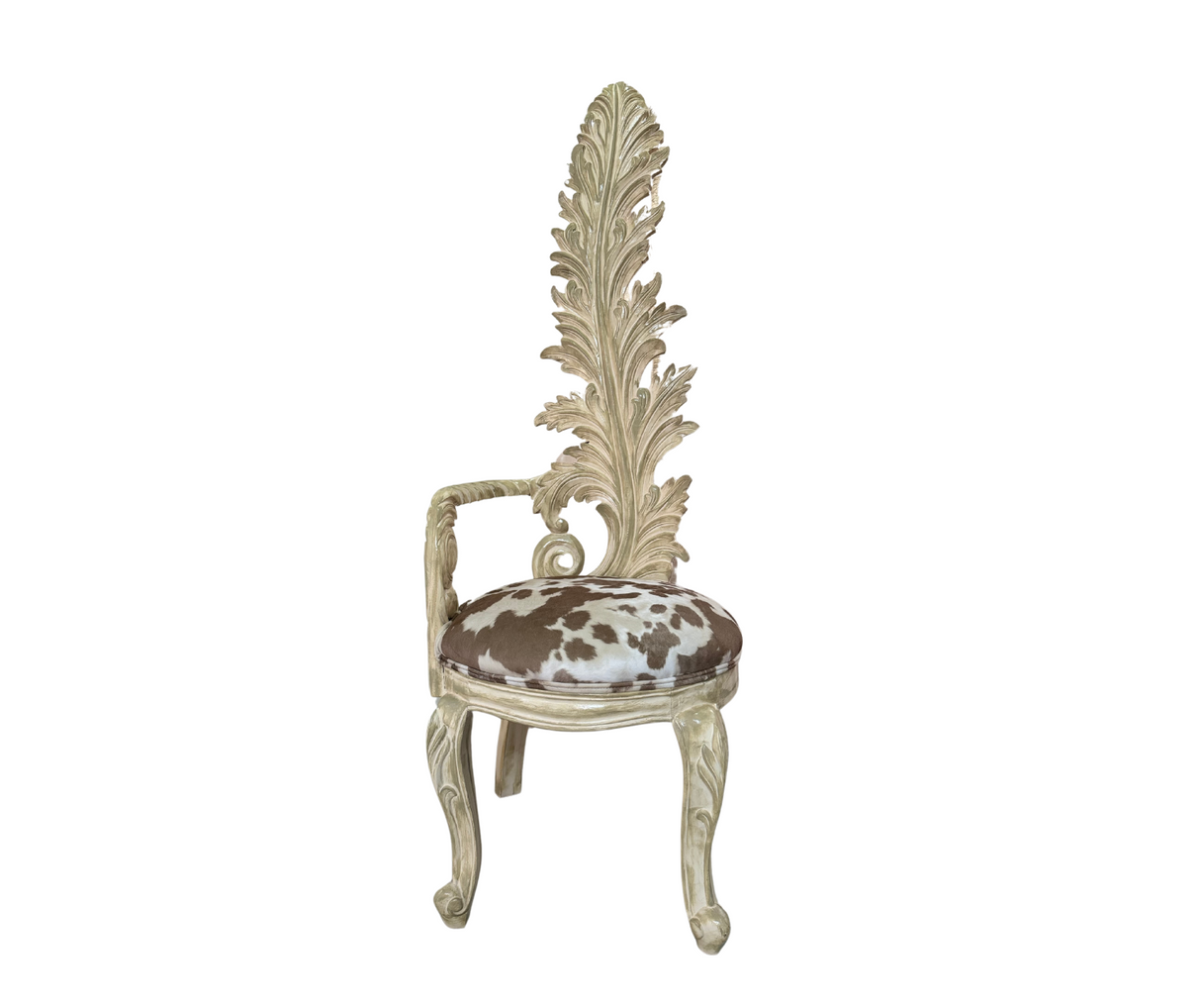 Leaf Chair | Cow Print Right