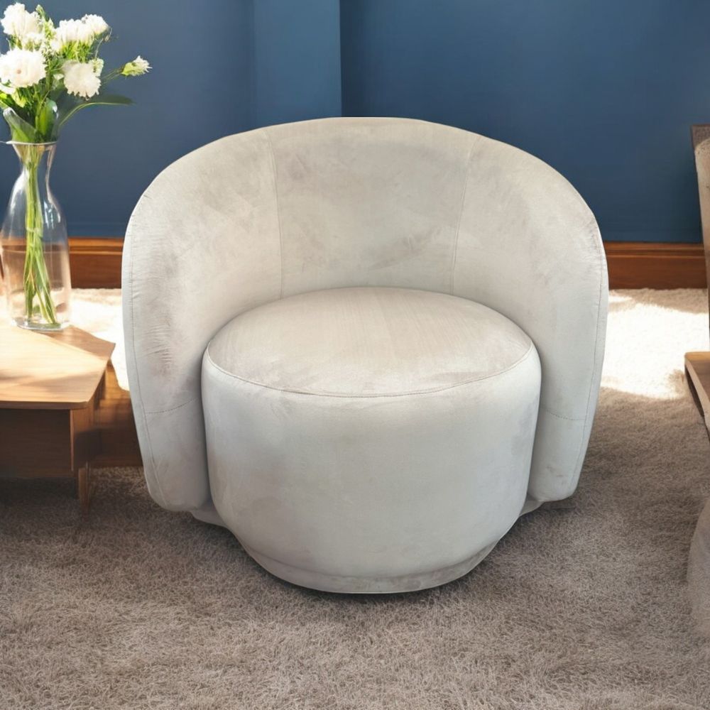 Occasional Chair Rounded | White