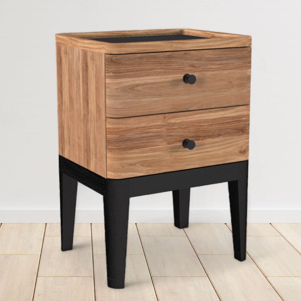 Bedside Pedestal | 2 Drawers 45x37x65cm