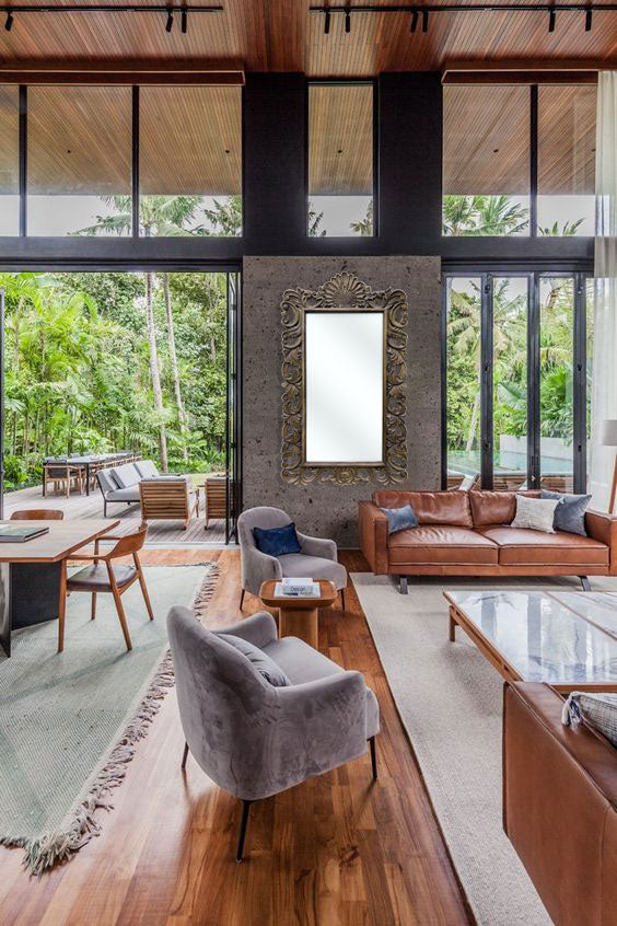 Paloma 2m Wall Mirror | Light Brown