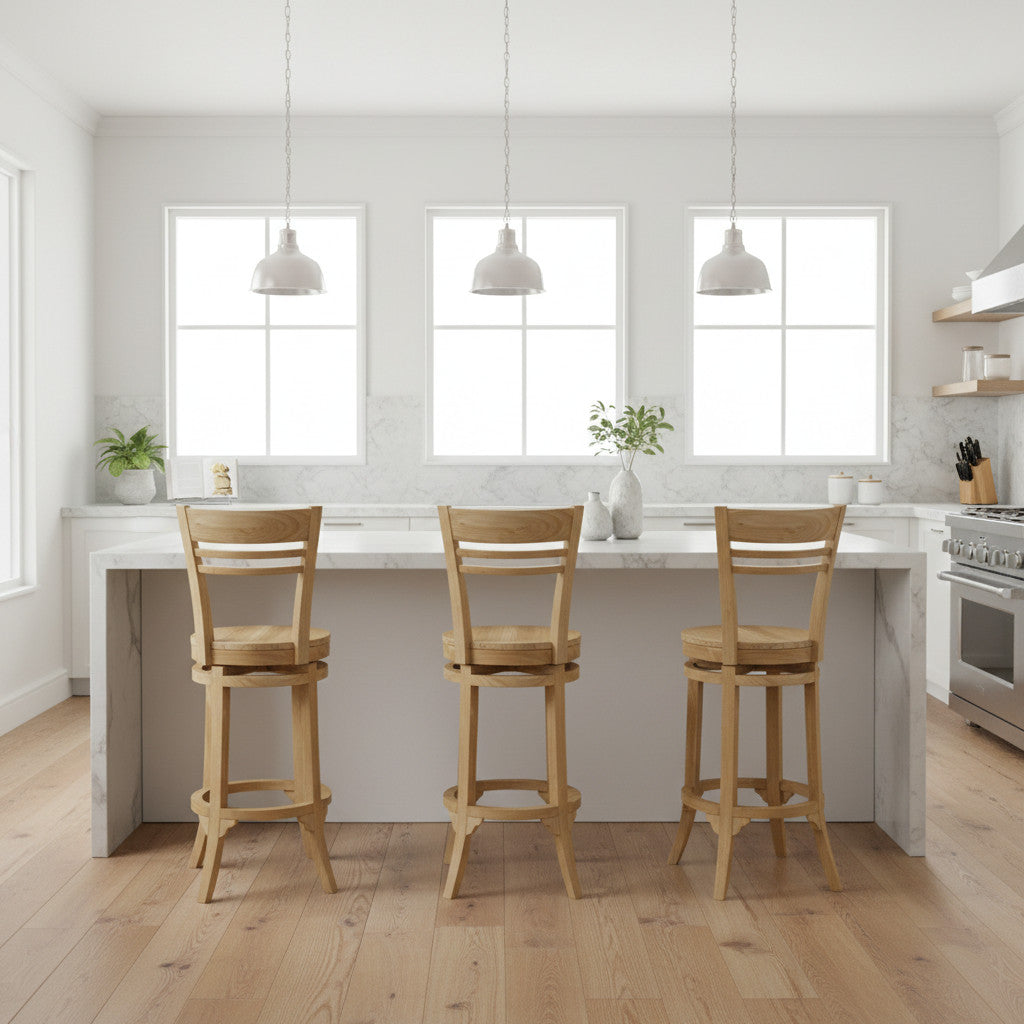 Swivel Bar Chair | Natural 115x42x42