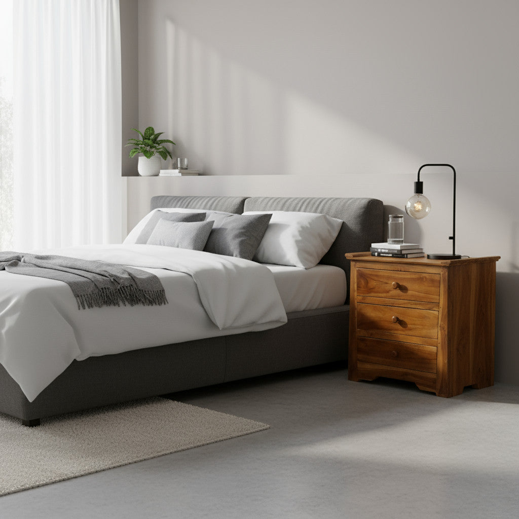 Bed Side Japanese | Teak