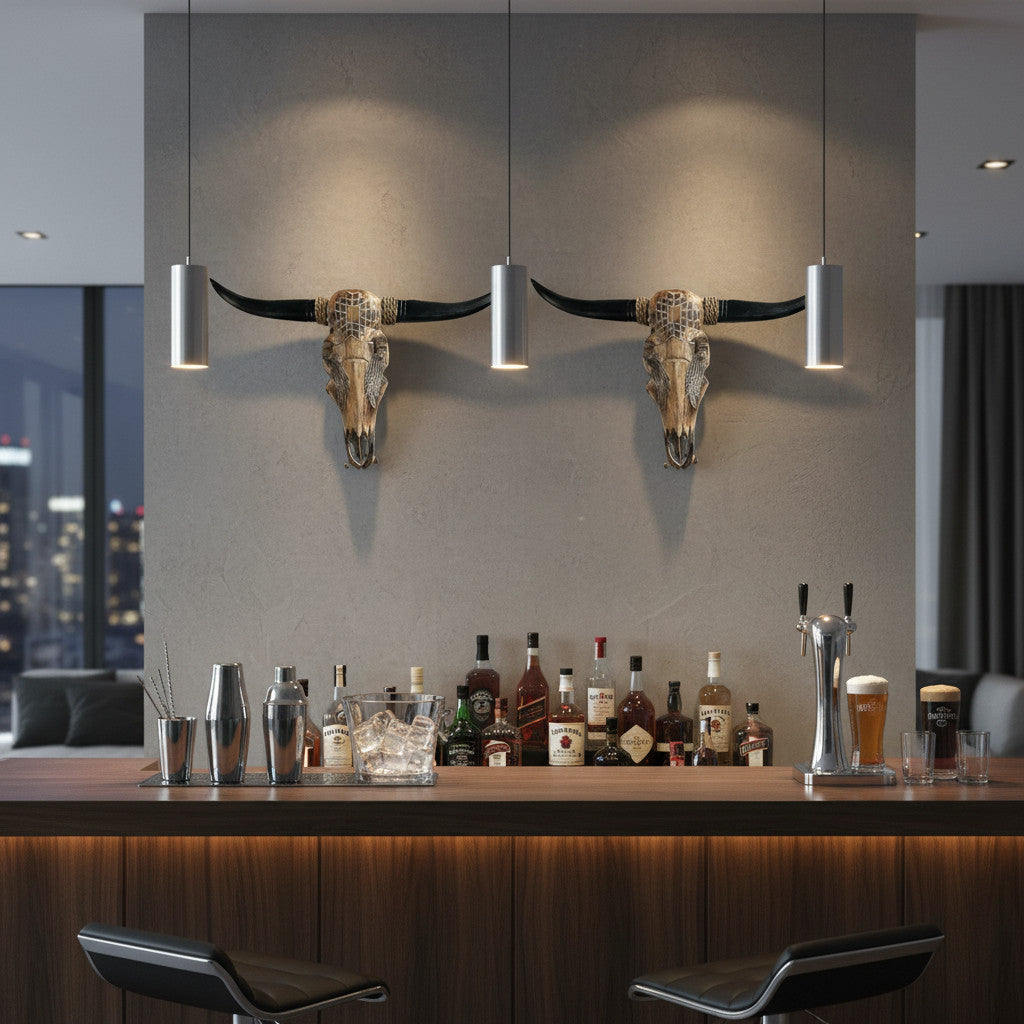 Buffalo Skull Wall Decoration | 92cm