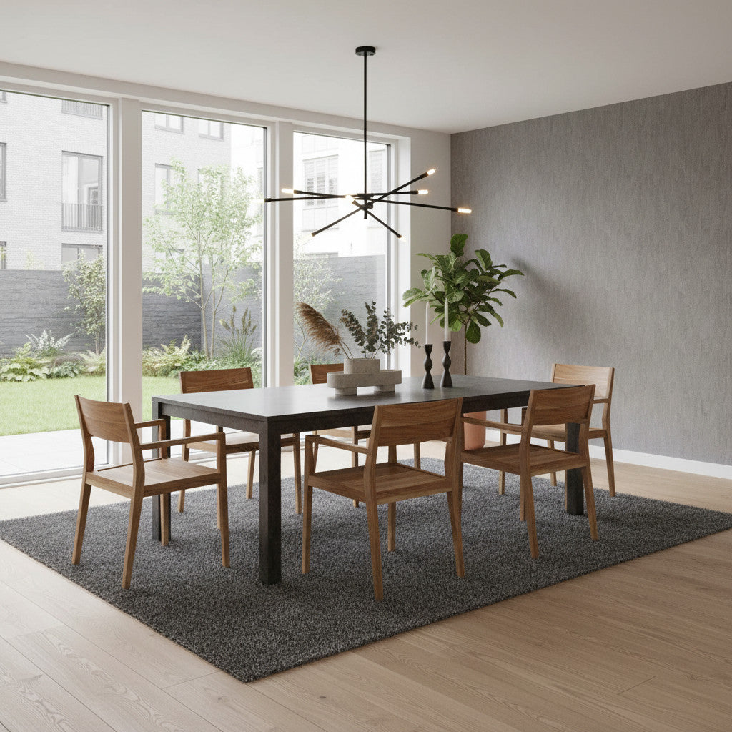 Natural Wood Grain Dining Chair | Acacia