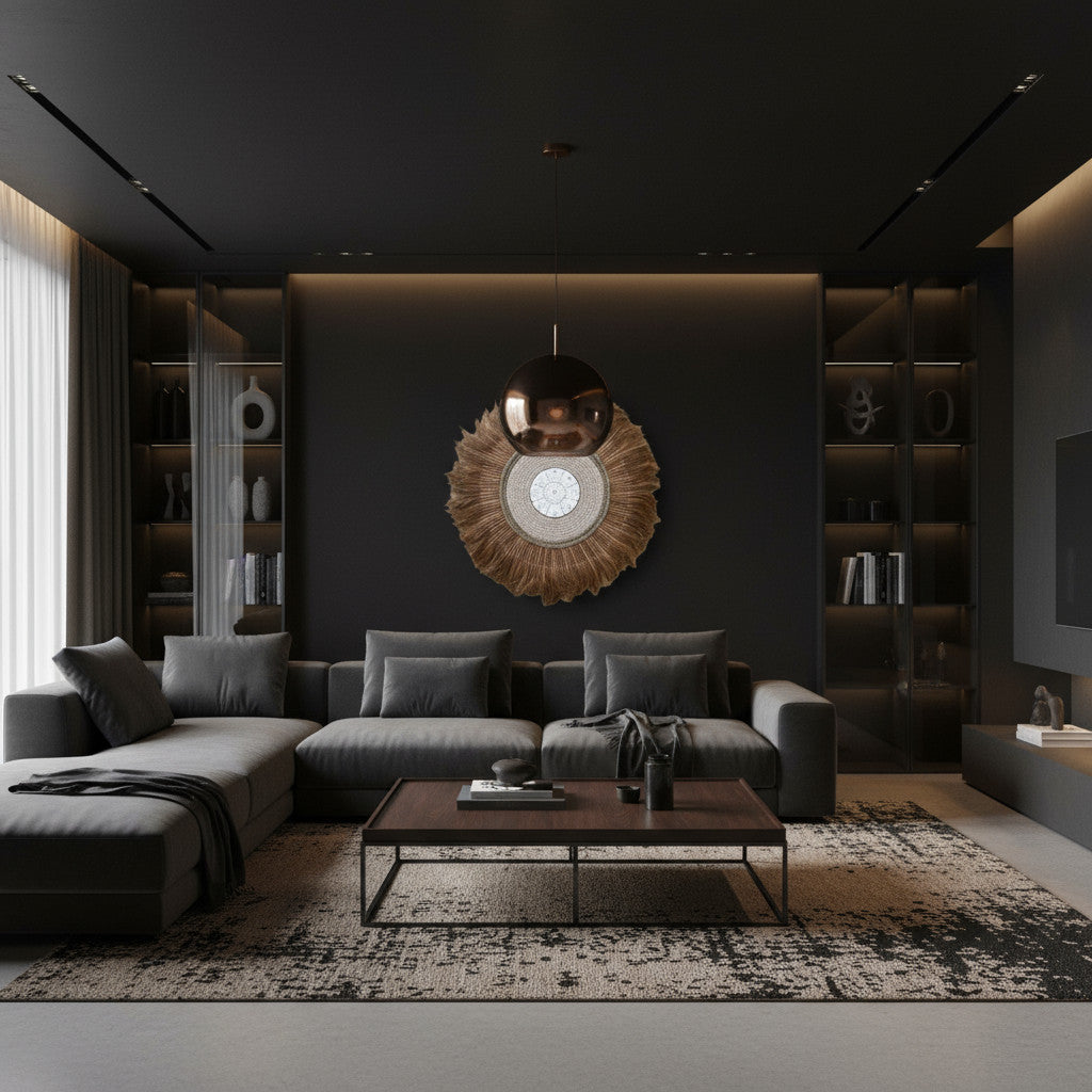 Natural frame Wall Hanging | Beaded, Woven