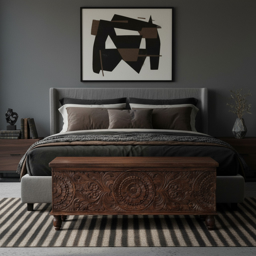 BOX FOR CHEST | LIGHT BROWN