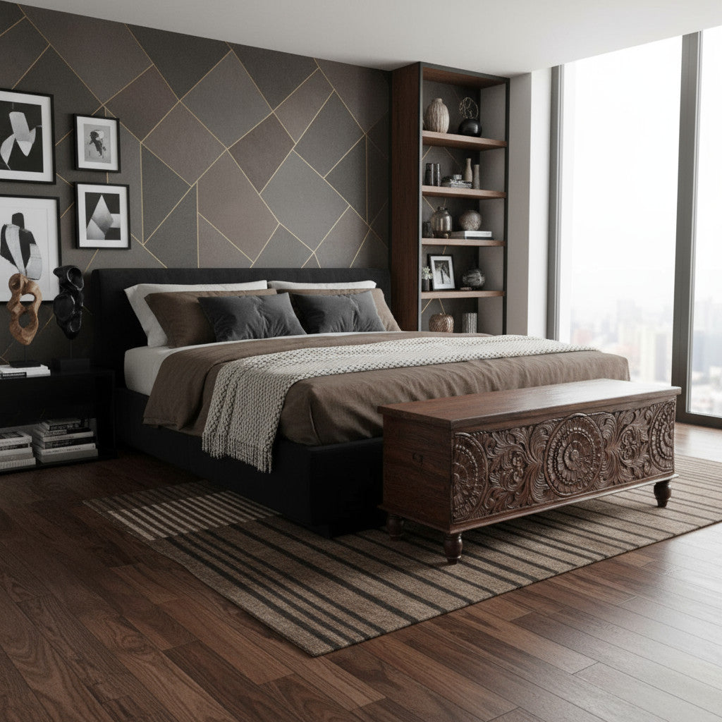 BOX FOR CHEST | LIGHT BROWN