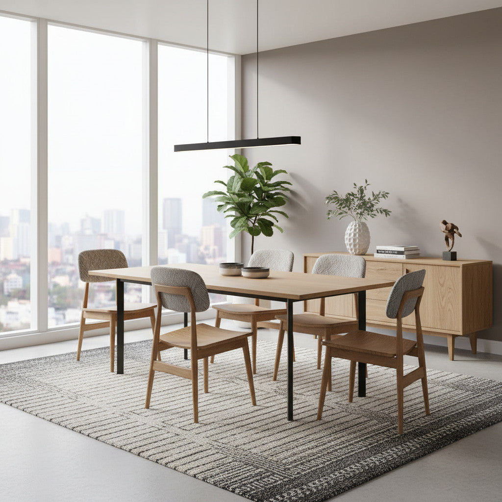 Kursi Kacang Dining Chair | Upholstered Fired Earth